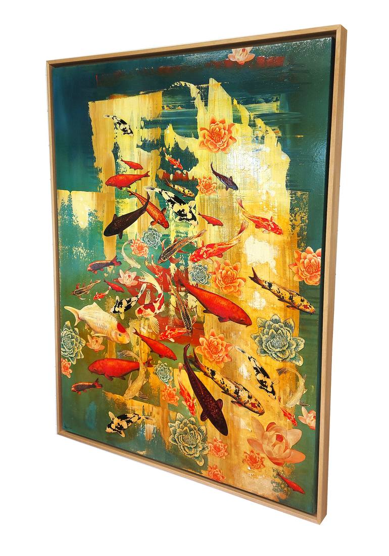 Original Expressionism Animal Painting by Lily Greenwood