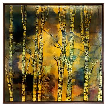 Print of Abstract Expressionism Tree Paintings by Lily Greenwood