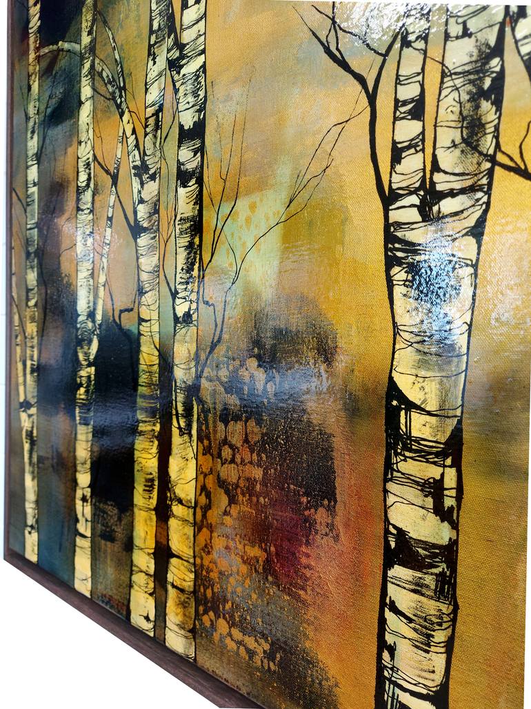 Original Abstract Expressionism Tree Painting by Lily Greenwood