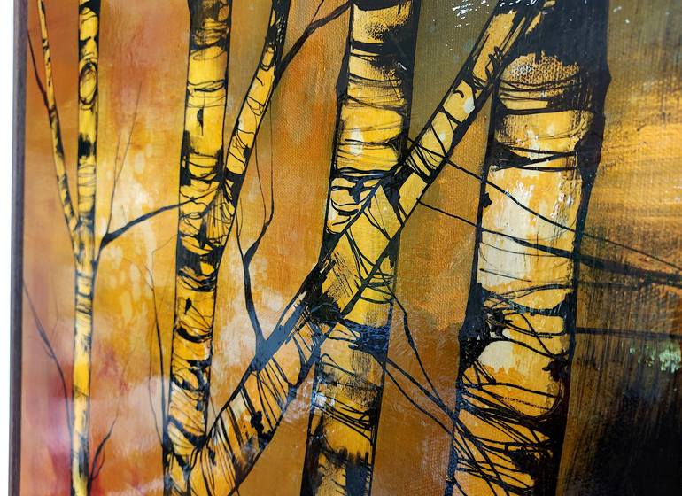 Original Contemporary Tree Painting by Lily Greenwood