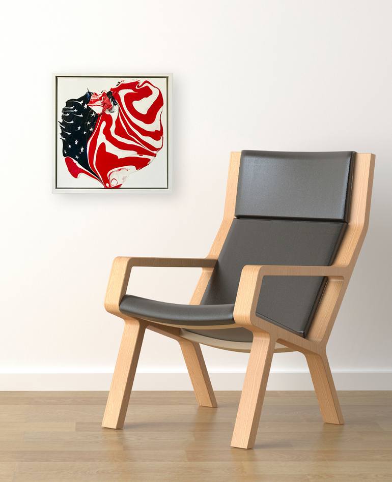 Original Abstract Popular culture Painting by Laura Fishman