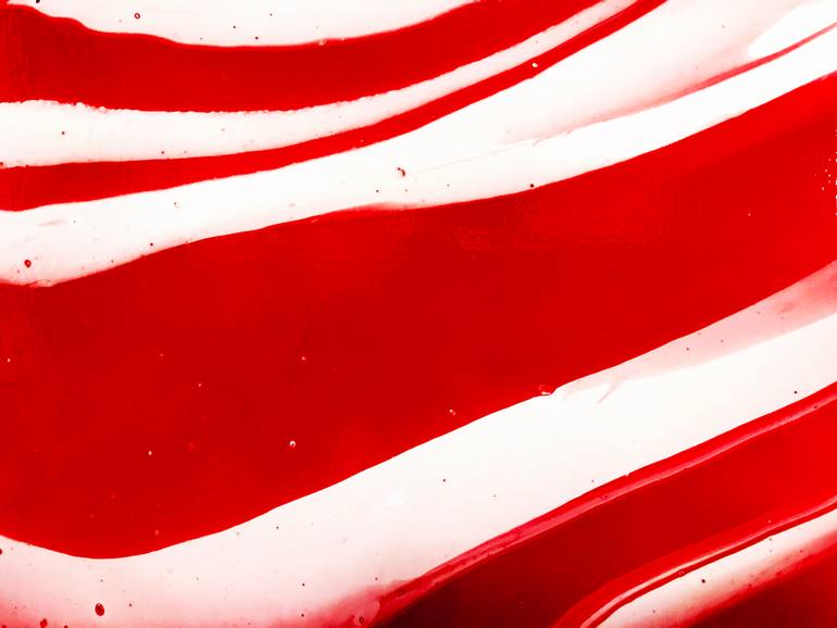 Original Abstract Pop Culture/Celebrity Painting by Laura Fishman