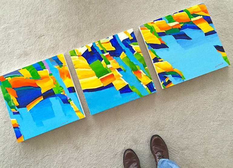 Original Abstract Painting by Eric Hall