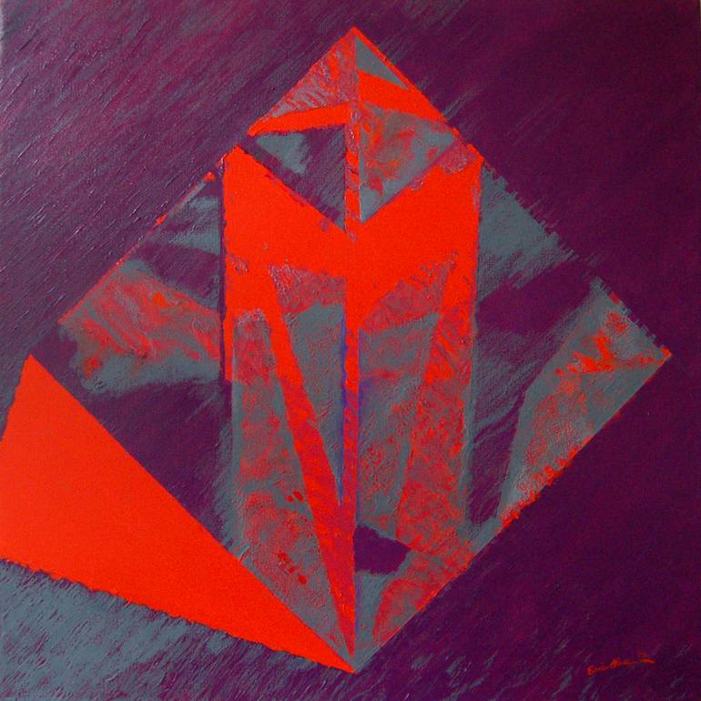 Pyramid No. 8 Painting by ERIC HALL | Saatchi Art