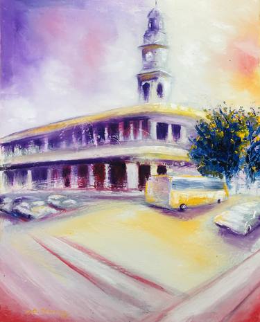 Print of Impressionism Architecture Paintings by Steve Usang