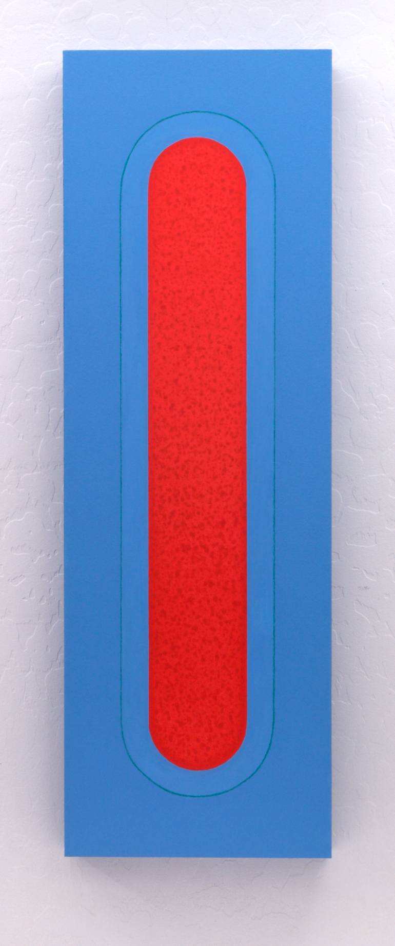 Original Bauhaus Abstract Painting by Rich Moyers