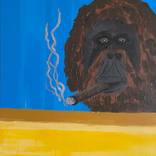 Smoking Orangutan by Cory McKee