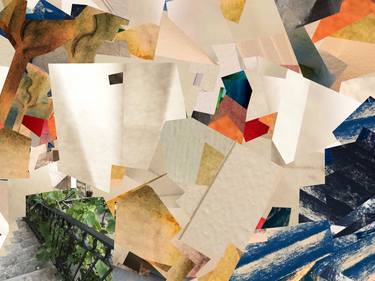 Print of Abstract Collage by Veselin Vukcevic