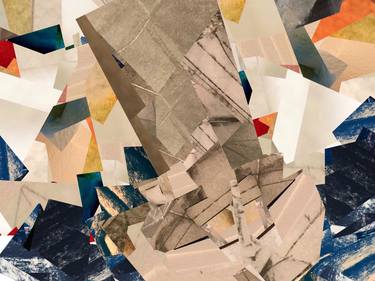 Print of Cubism Abstract Collage by Veselin Vukcevic