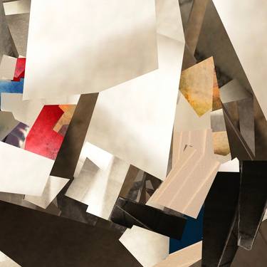 Print of Cubism Abstract Collage by Veselin Vukcevic