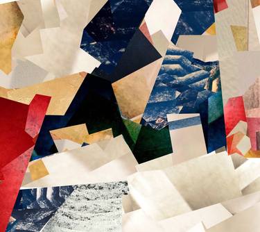 Print of Abstract Collage by Veselin Vukcevic