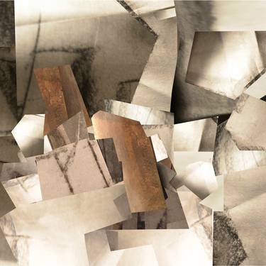 Print of Cubism Abstract Collage by Veselin Vukcevic