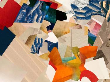 Print of Fine Art Abstract Collage by Veselin Vukcevic