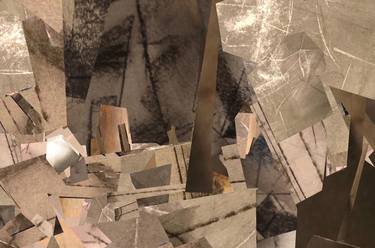 Print of Abstract Collage by Veselin Vukcevic
