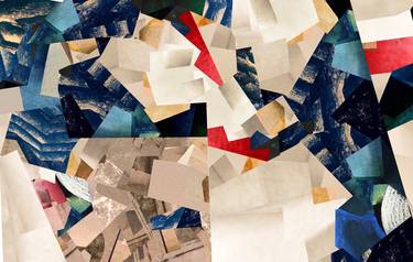 Print of Cubism Abstract Collage by Veselin Vukcevic