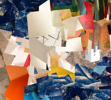 Print of Fine Art Abstract Collage by Veselin Vukcevic