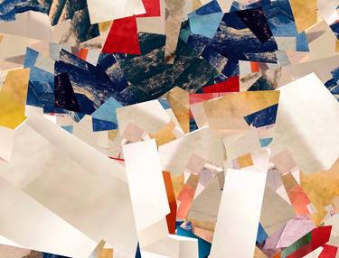 Print of Cubism Abstract Collage by Veselin Vukcevic