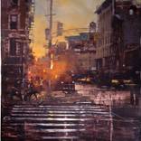 Sunset at Lower East Side by Michael Goro