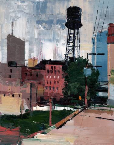 Print of Figurative Architecture Paintings by Michael Goro