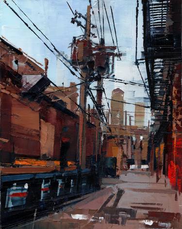 Original Architecture Paintings by Michael Goro