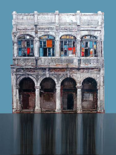 Print of Fine Art Architecture Paintings by Michael Goro