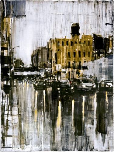 Print of Cities Paintings by Michael Goro