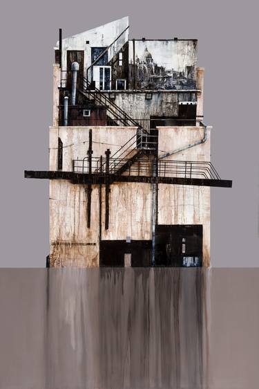 Print of Figurative Architecture Paintings by Michael Goro