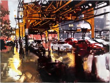 Print of Architecture Paintings by Michael Goro