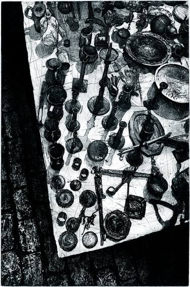 Print of Still Life Printmaking by Michael Goro