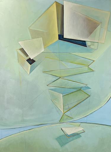 Original Conceptual Abstract Paintings by Linda Streicher