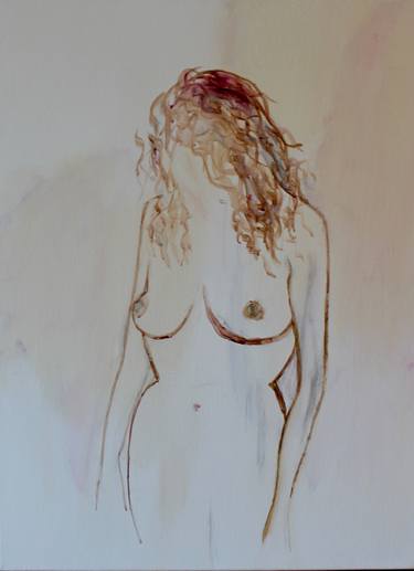 Original Expressionism Women Paintings by Marie Andre La Salle