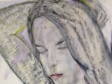 Original Expressionism Women Paintings by Marie Andre La Salle