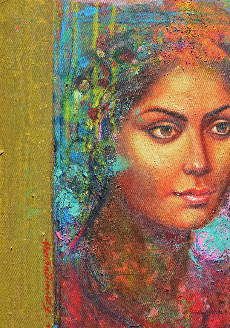 Original Women Painting by Harisadhan Dey