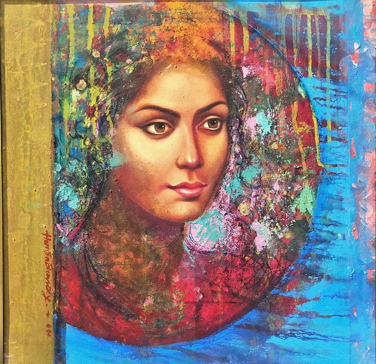 Original Women Painting by Harisadhan Dey