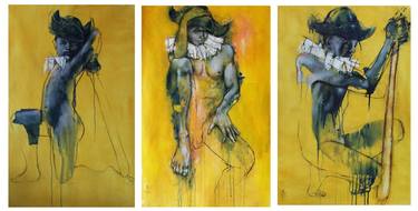 Original Nude Paintings by Laurent Bergues