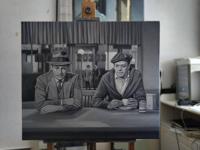 Original Figurative Men Painting by Bert Heersema