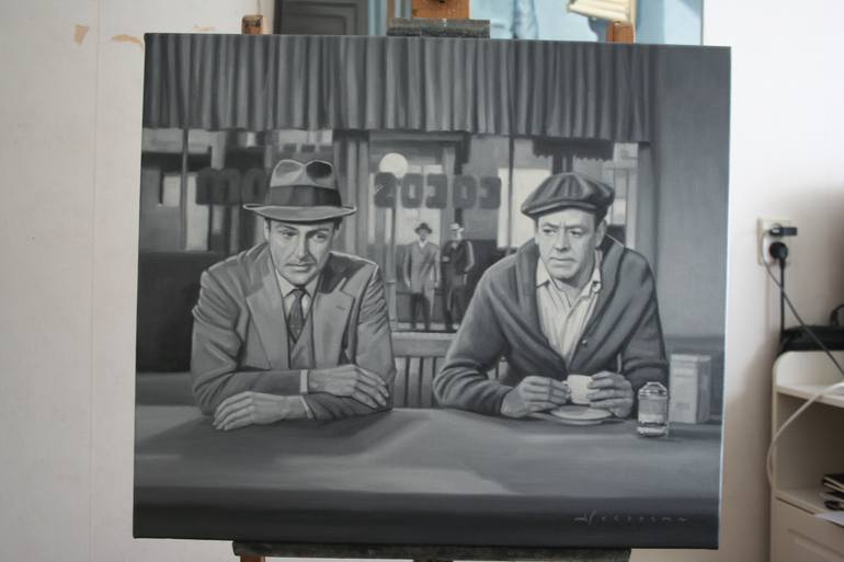 Original Figurative Men Painting by Bert Heersema