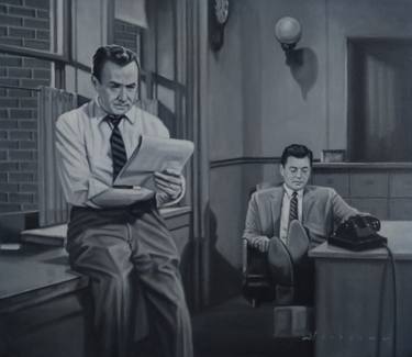 Original Figurative Men Painting by Bert Heersema