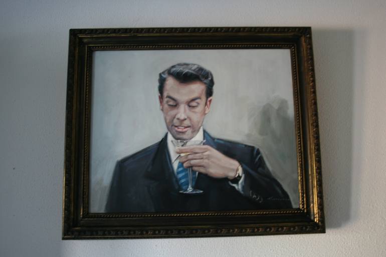 Original Fine Art Portrait Painting by Bert Heersema