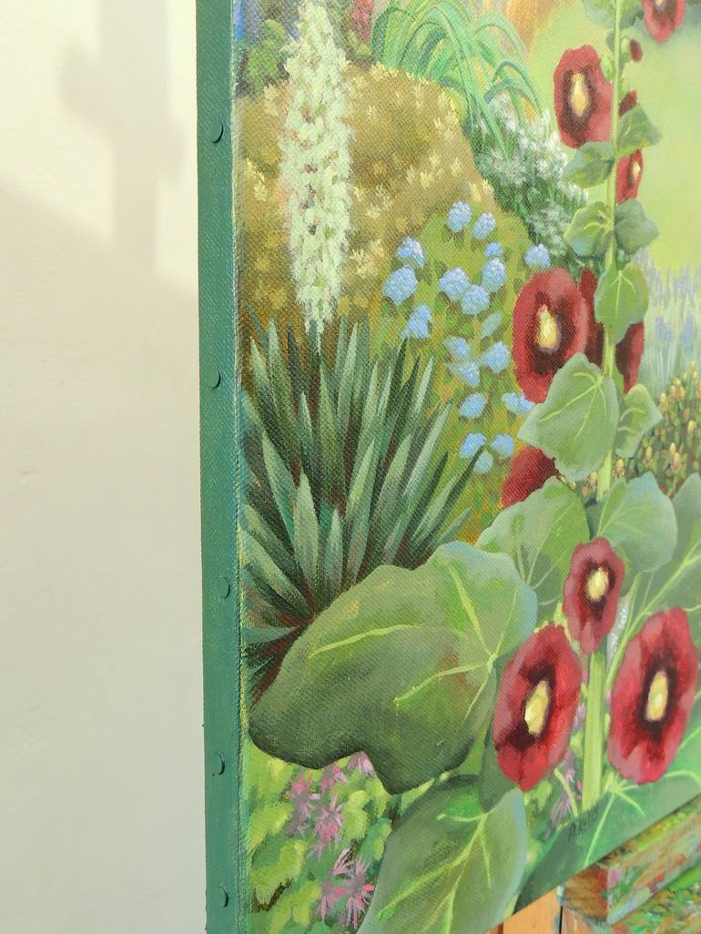 Original Garden Painting by Antoinette Kelly