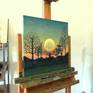 Painting on the easel.