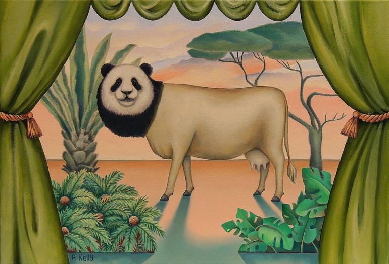 Print of Figurative Humor Paintings by Antoinette Kelly