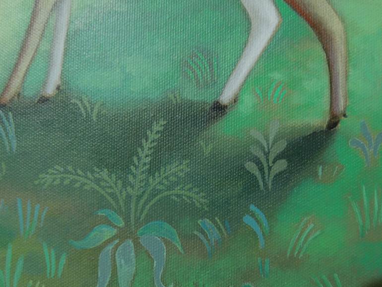 Original Figurative Animal Painting by Antoinette Kelly