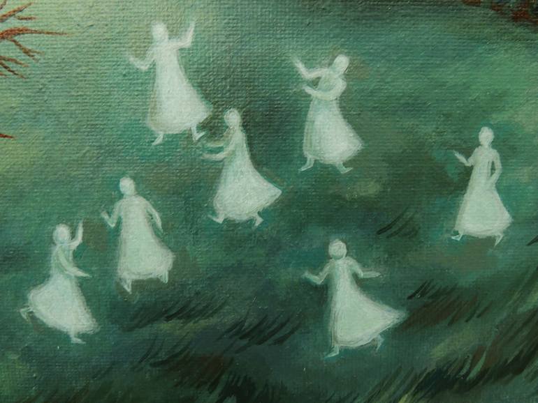 Original Figurative Sunset Painting by Antoinette Kelly