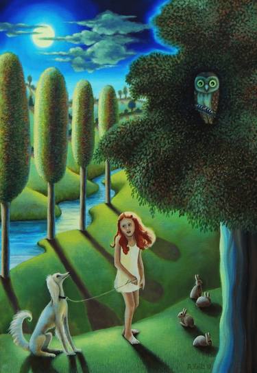 Print of Fantasy Paintings by Antoinette Kelly