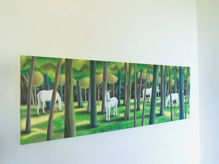 Original Horse Painting by Antoinette Kelly