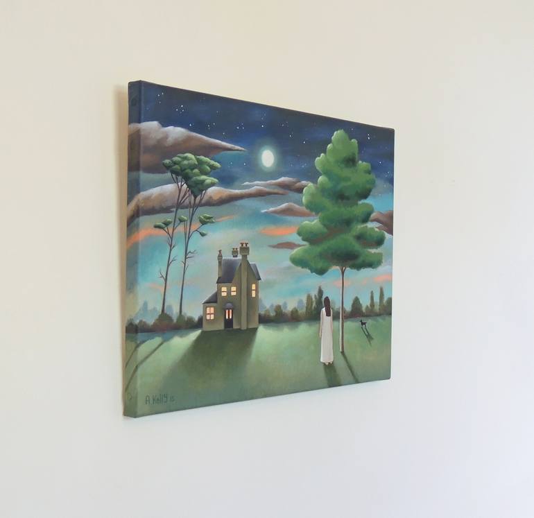 Original Figurative Fantasy Painting by Antoinette Kelly