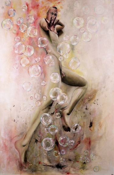 Original Contemporary Nude Painting by Paul Harmsen