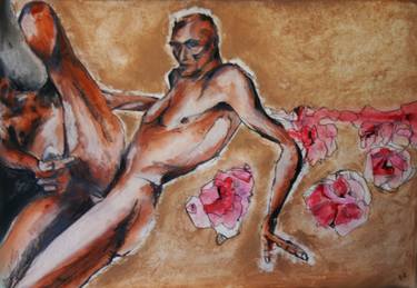 Original Expressionism Erotic Drawing by Paul Harmsen