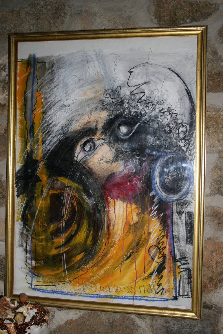 Original Expressionism Portrait Painting by Paul Harmsen